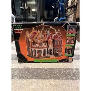 Lemax Spooky Town Black Cauldron Inn 2002 Retired